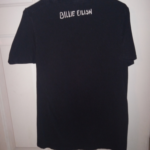 Billie Eilish Black Album 2020 Black Tee Size Medium - Picture 4 of 5